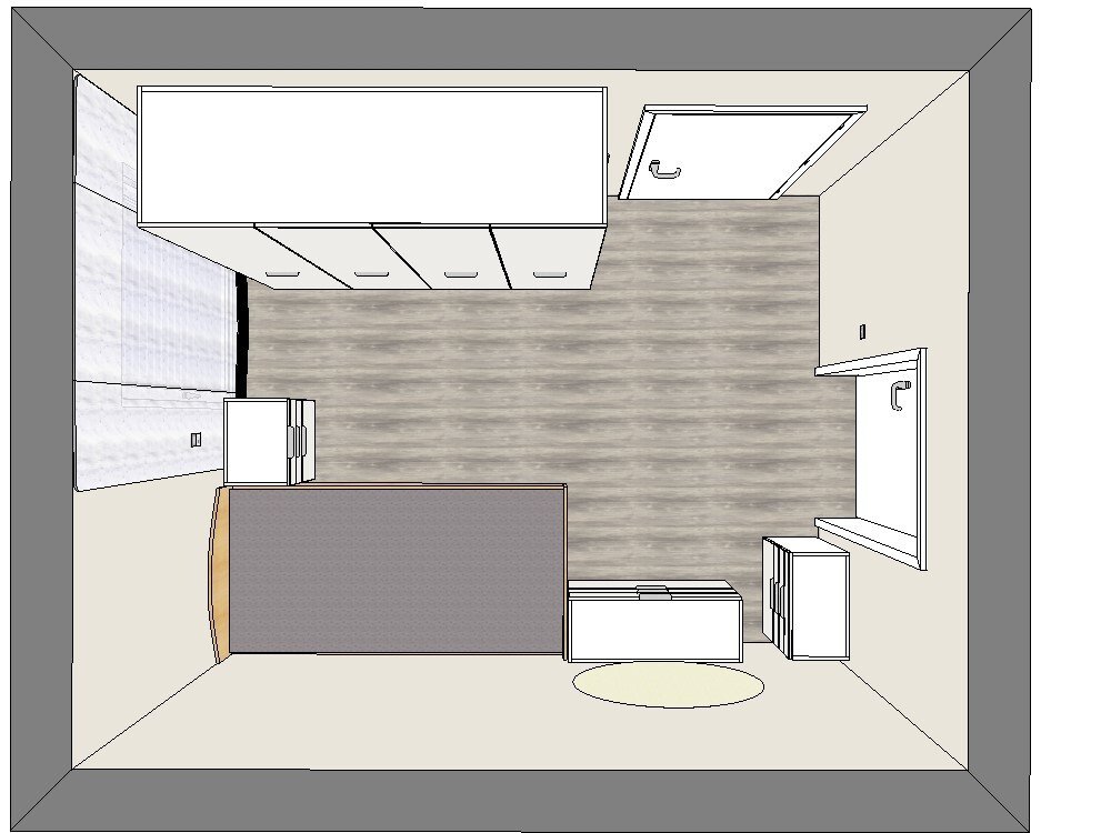 **vermietet** Barrierefreie 2-Zimmer Single-Wohnung mit großem Balkon, Fahrstuhl, Einbauküche und Stellplatz