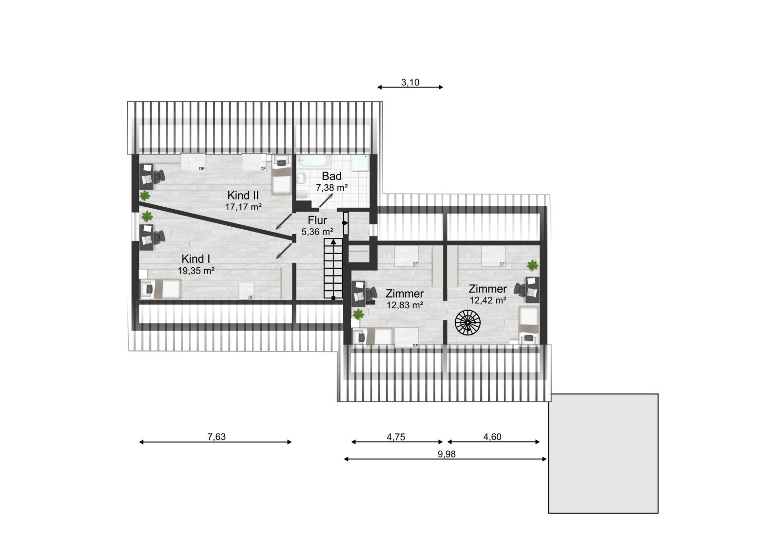 Zwei Wohnkonzepte, ein Zuhause: Modernisiertes Doppelhaus mit großem Grundstück