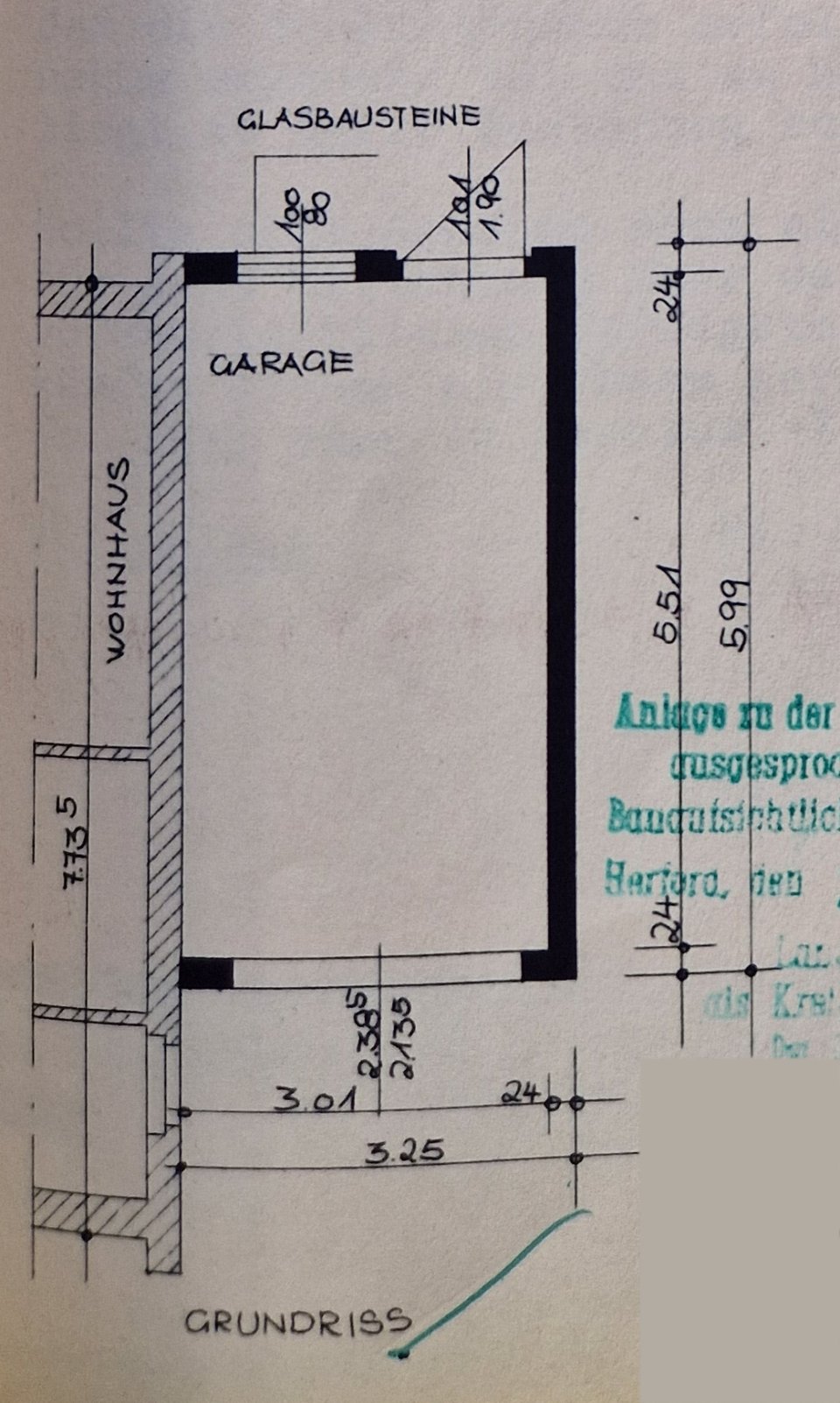 Grundriss Garage Grundriss Garage