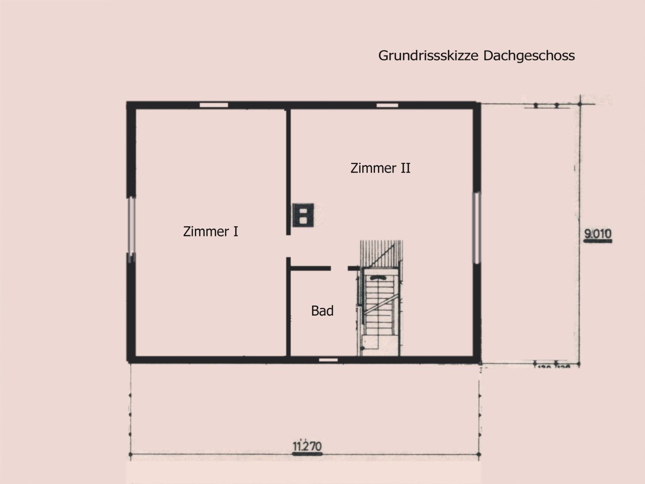 Grundrissskizze DG Grundrissskizze DG