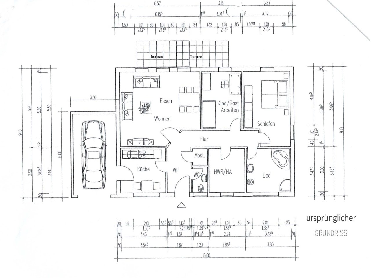 Grundriss EG ursprünglich