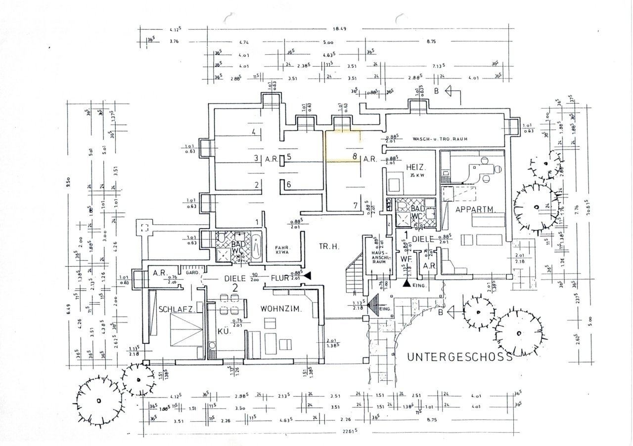 Grundriss Untergeschoss