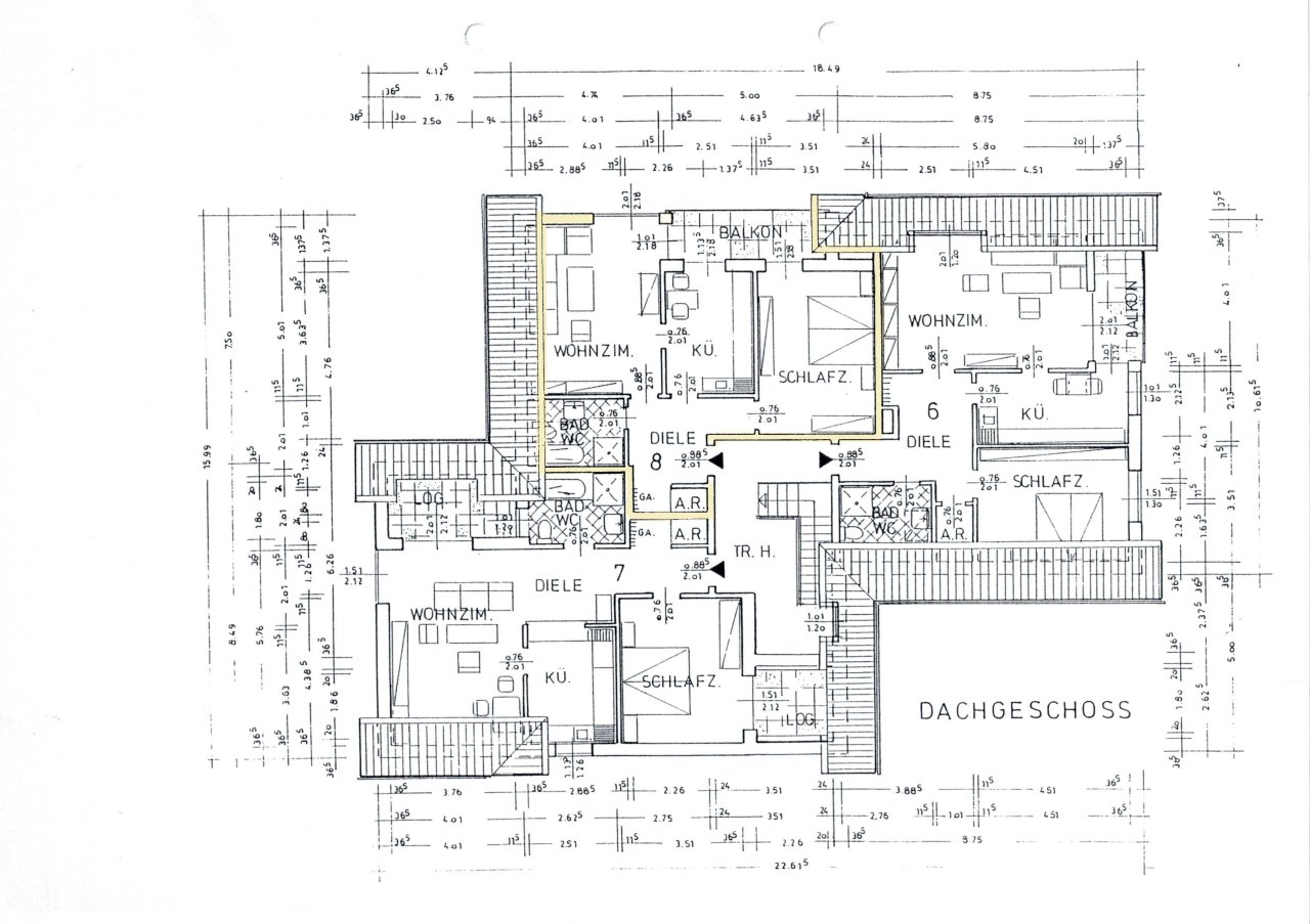 Grundriss Dachgeschoss 