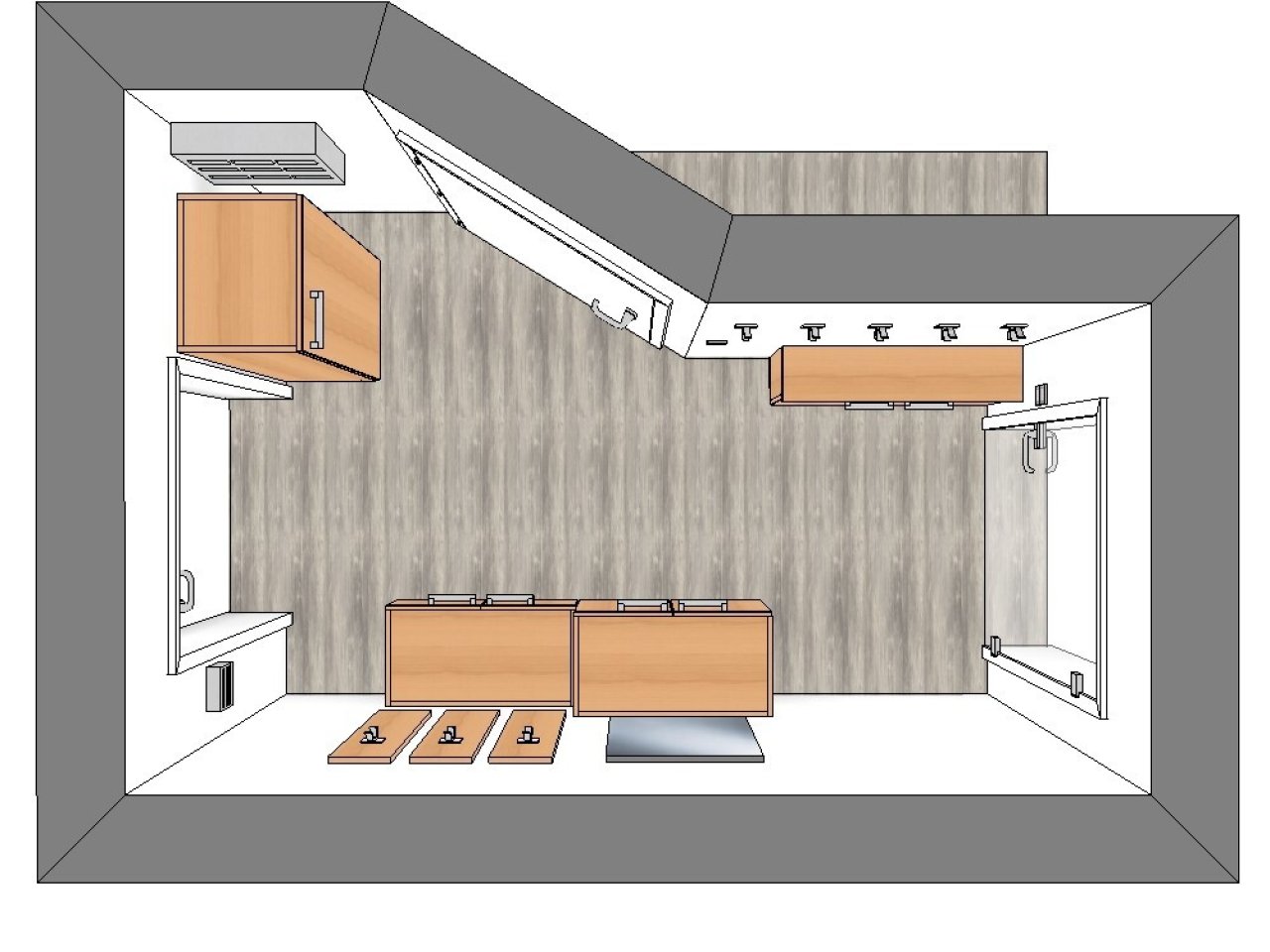 Wohnung - Flur Ansicht 2 Wohnung - Flur Ansicht 2