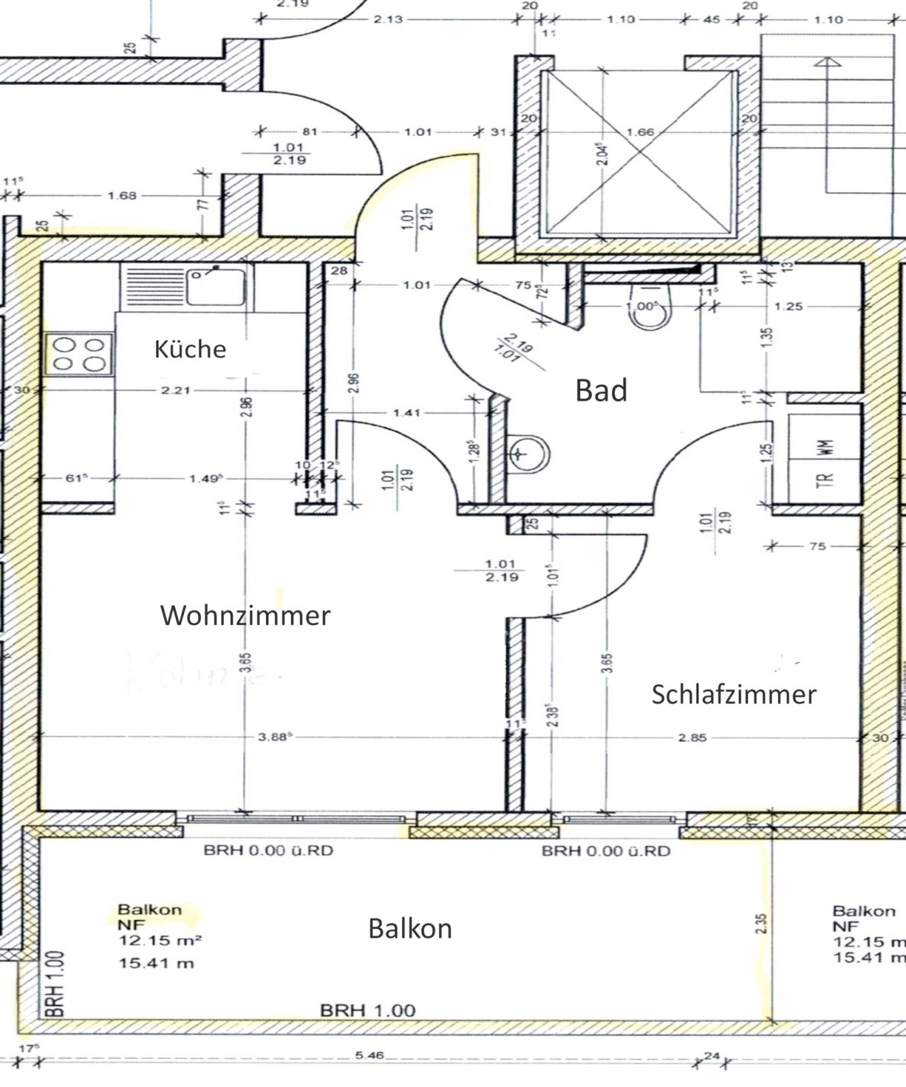 Grundriss mit Maße Grundriss mit Maße