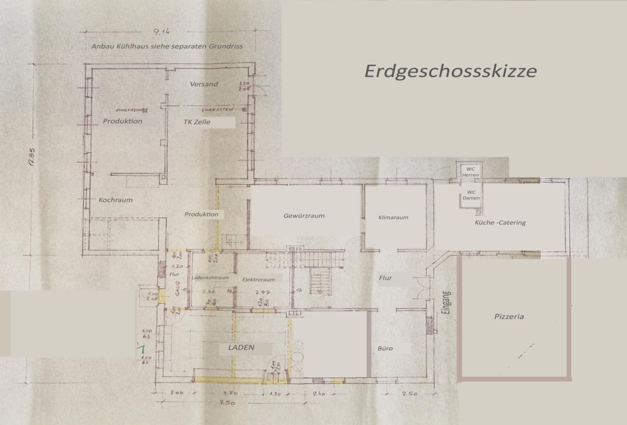 Erdgeschossskizze 