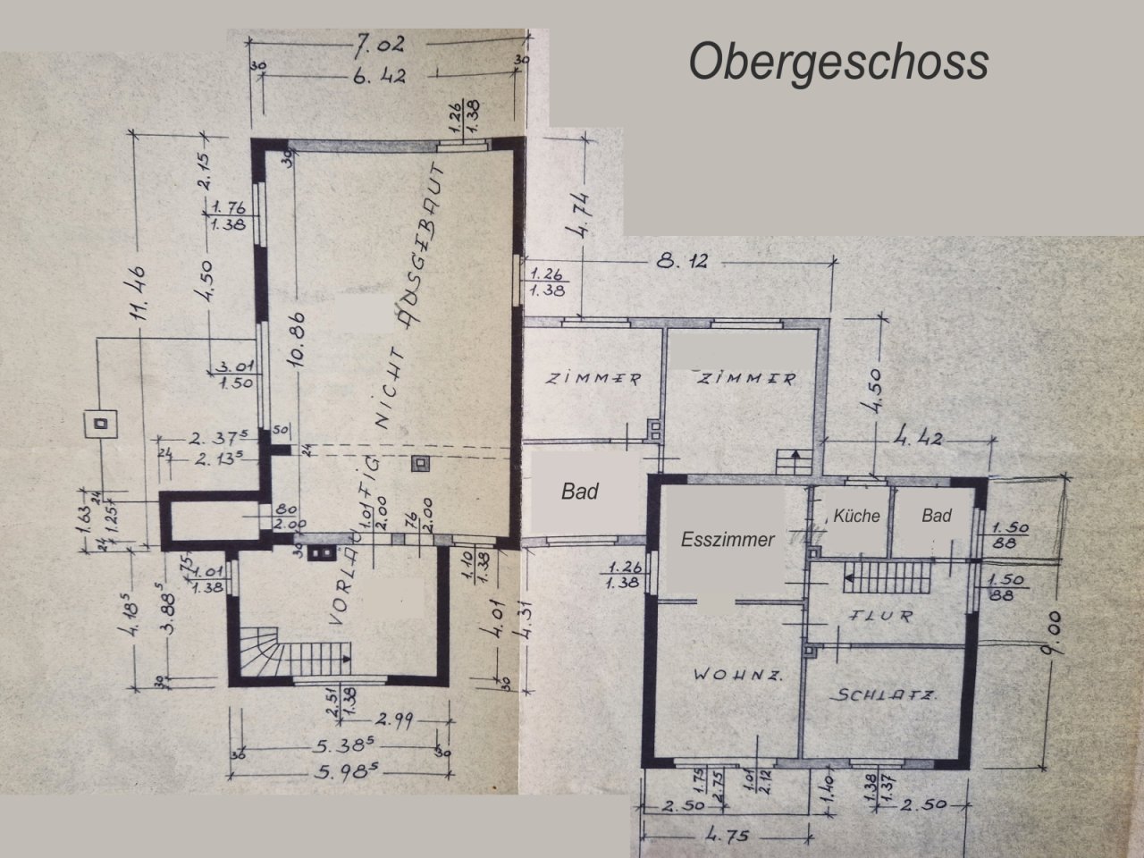 Grundriss OG Grundriss OG