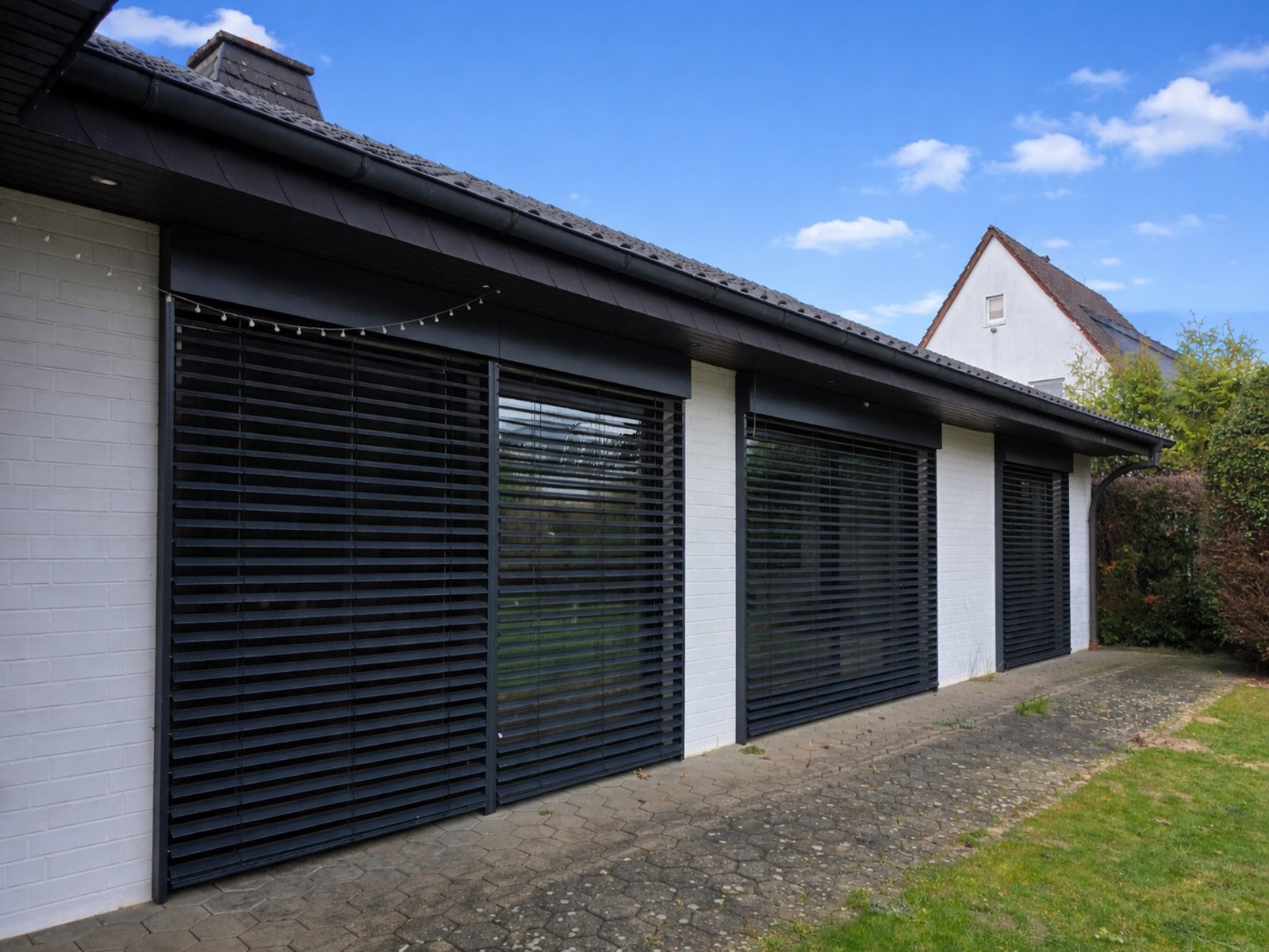 Gartenansicht - Raffstore