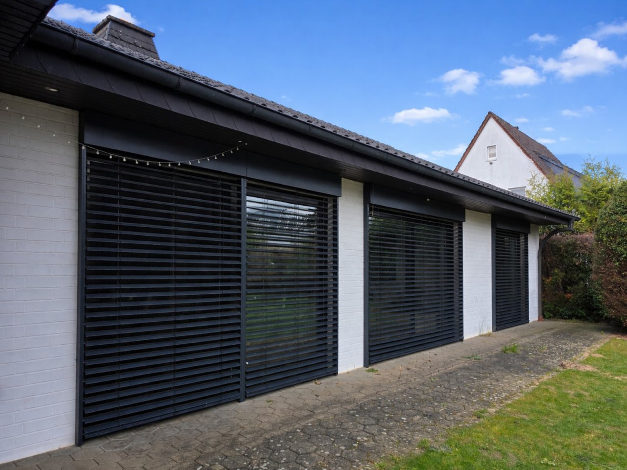 Gartenansicht - Raffstore