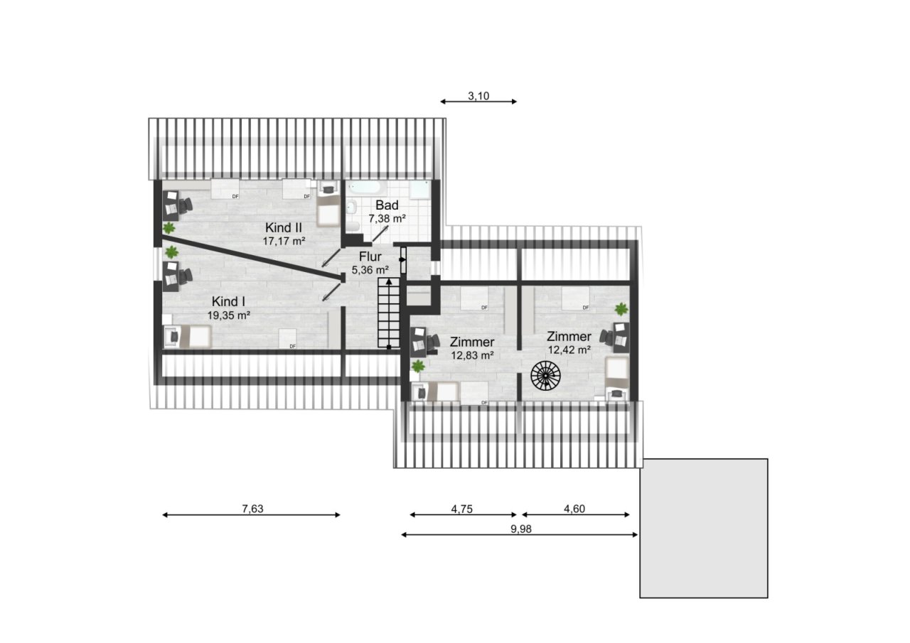 Grundriss DG