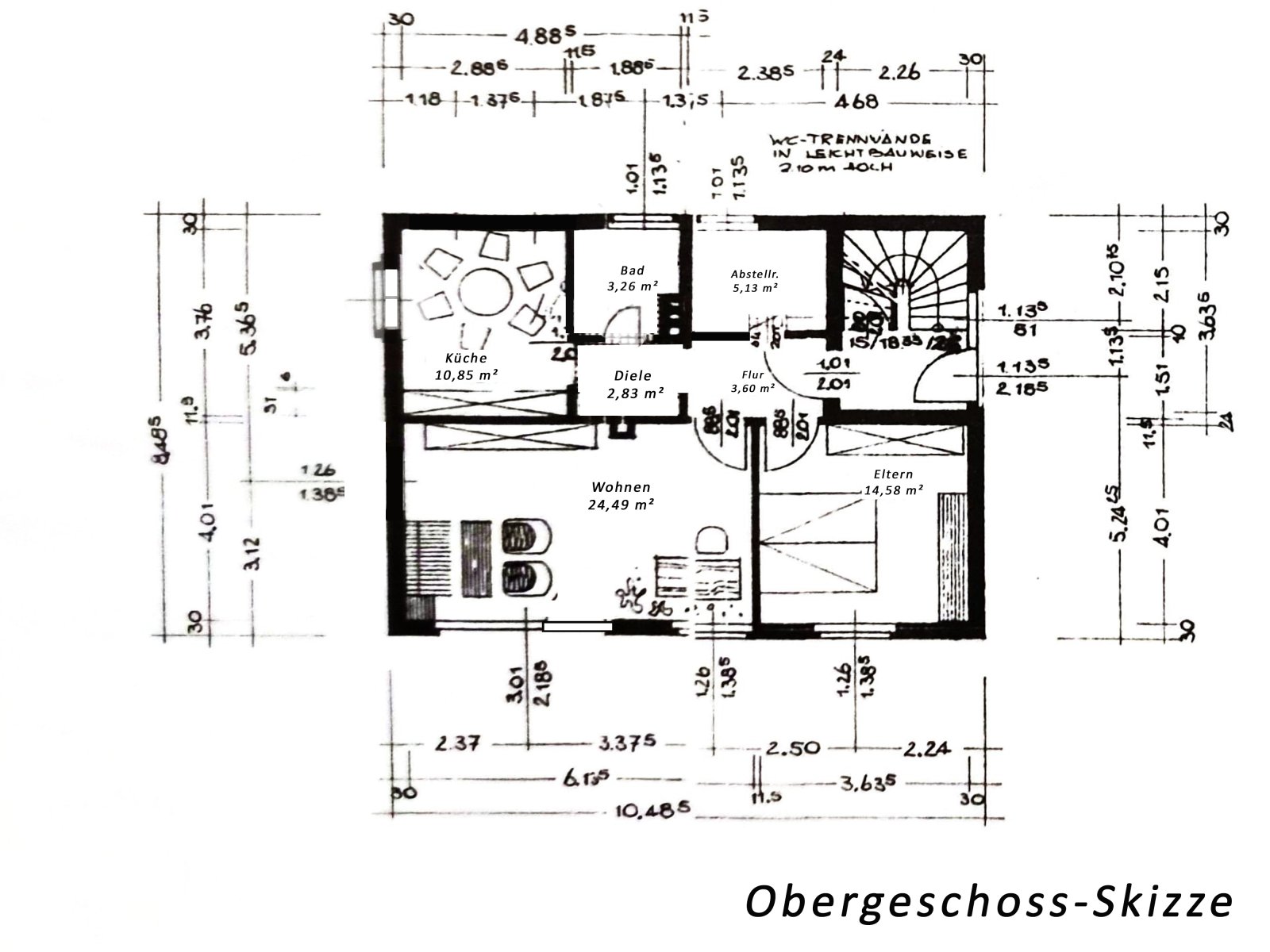Grundriss - Skizze OG Grundriss - Skizze OG